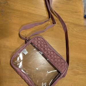 Clear crossbody for concerts, stadium games